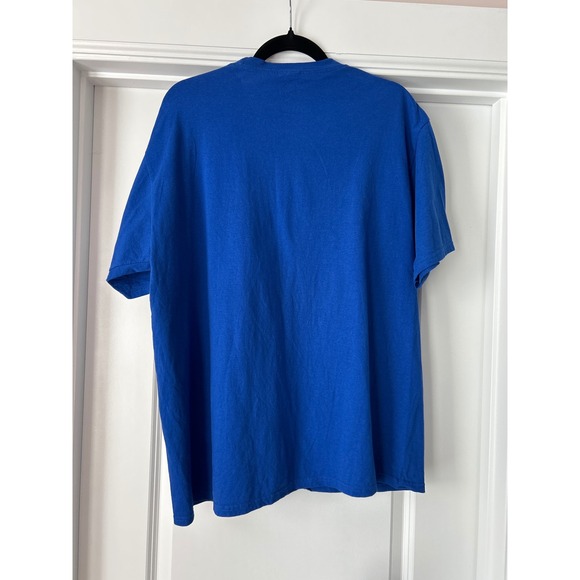 New York Rangers NHL Blue Red T Shirt Fanatics 100% Cotton XL - Picture 2 of 4